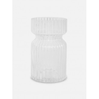 Ribbed vase 