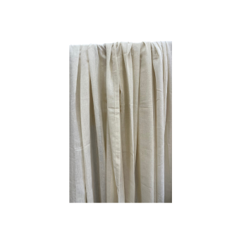 Cream linen curtain