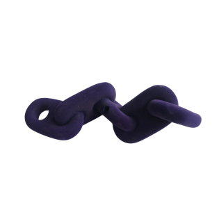 Purple decor figure 